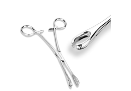 Зажим для пирсинга средний, с прорезью Зажим для пирсинга средний, с прорезью