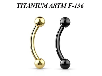 Микробанан из титана Ti Metal с pvd покрытием