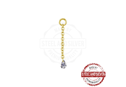 Подвеска Steel and Silver цепочка с каплей