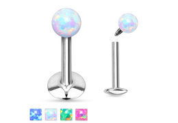 Лабрет с опаловым шариком Лабрет с опаловым шариком