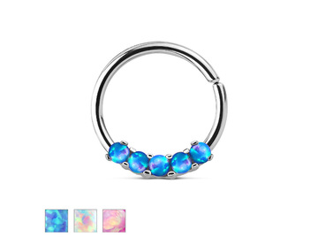 Кольцо с опалами