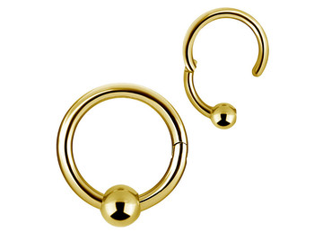 Кликер золотой Steel and Silver с шариком