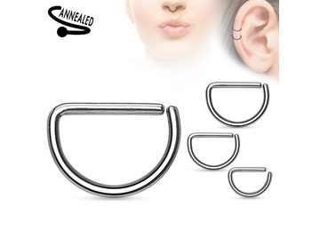 Кольцо раздвижное полумесяц