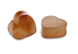 Плаги агатовое сердце, пара