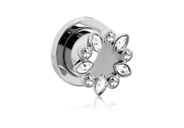 Тоннели цветок из страз