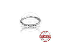 Кликер Steel and Silver стальной с Premium Zirconia Кликер Steel and Silver стальной с Premium Zirconia