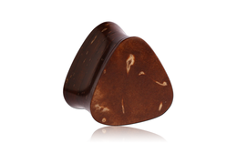 Треугольные плаги из скорлупы кокоса, пара